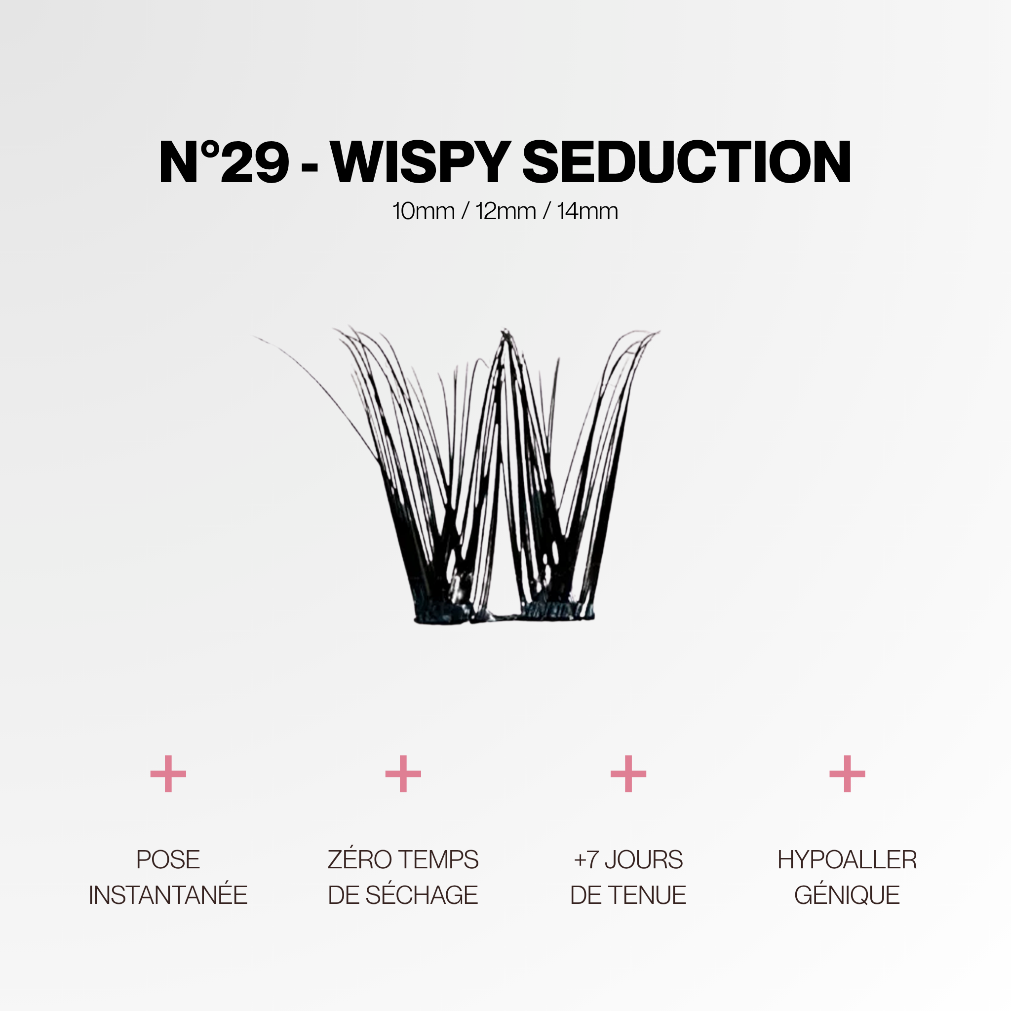 N°29 Wispy Seduction｜Cils Press-On Premium