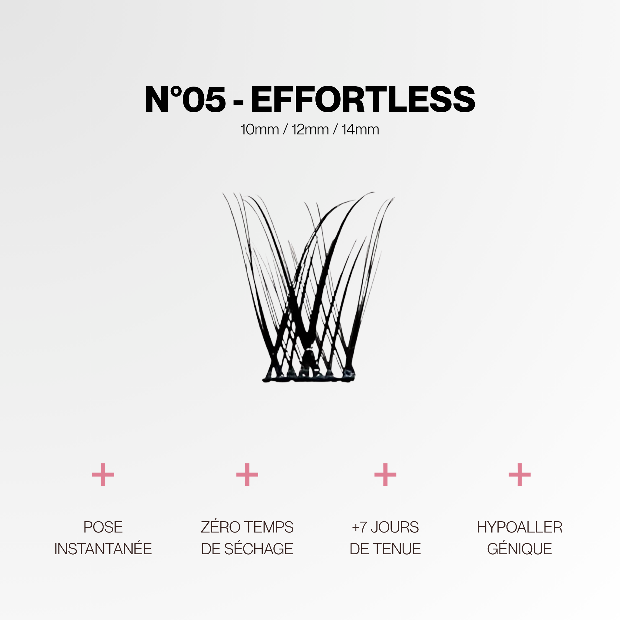 N°05 Effortless｜Cils Press-On Premium