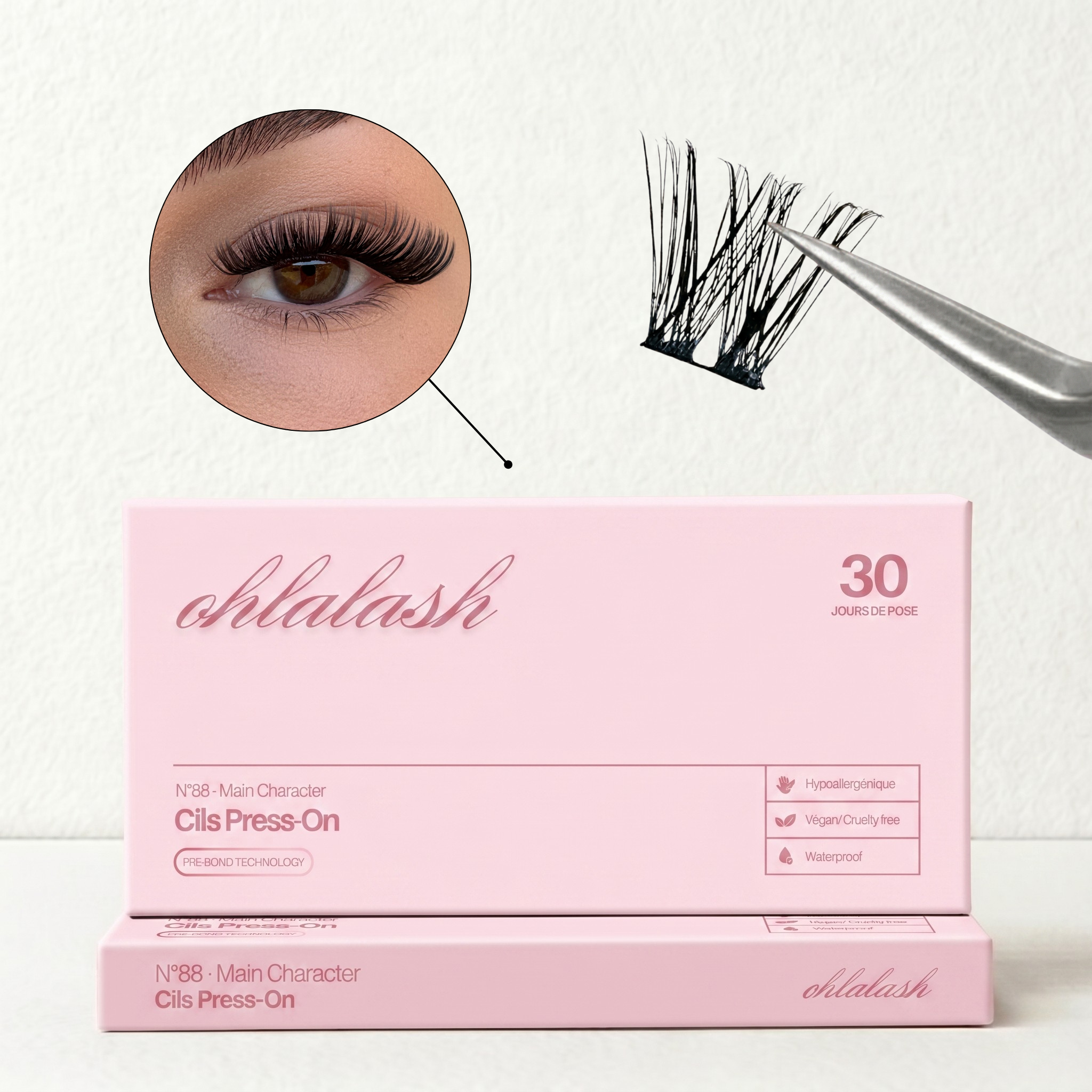 N°88 Main Character｜Cils Press-On Premium